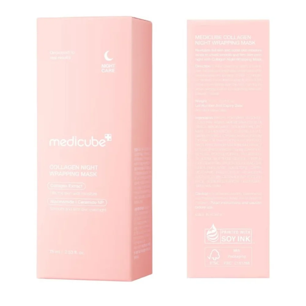 Medicube Wrapping Mask Collagen Overnight Peel Off Facial Mask for Glass Skin